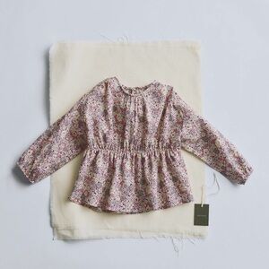 ZARA Timelesz Toddler Floral Blouse - Cotton - Size: 4T - Like New!